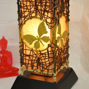 Rattan Butterfly Table Lamp