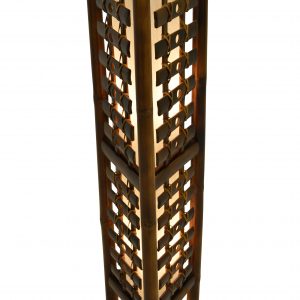 Bamboo Triangle Floor Lamp