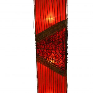 Thai Style Bamboo Rattan Floor Lamp