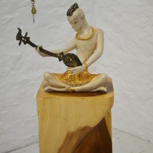 Wooden Musical Man Figurine