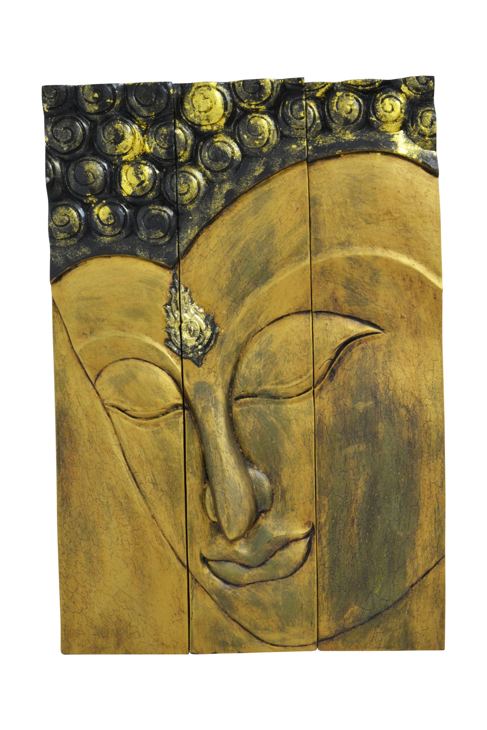 Wooden Buddha Face Wall Plaque NEVINA Co Uk HANDMADE   2 7 Scaled 